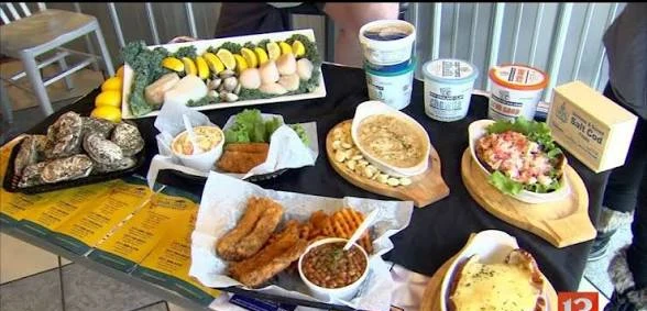 Fresh oysters and shellfish at Caplinger's Fresh Catch Indianapolis